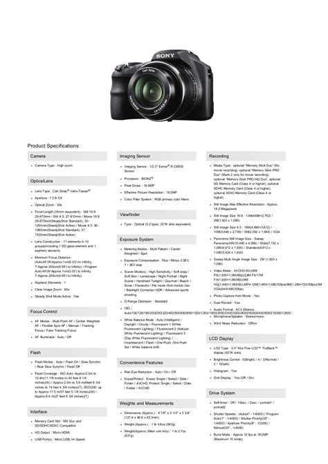 sony cyber shot manual.